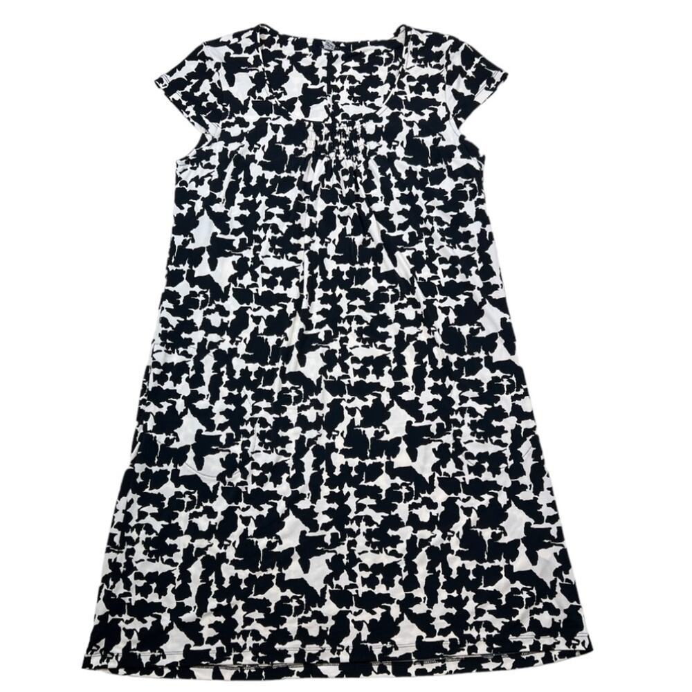 Chadwicks Black and White Dress | Size L